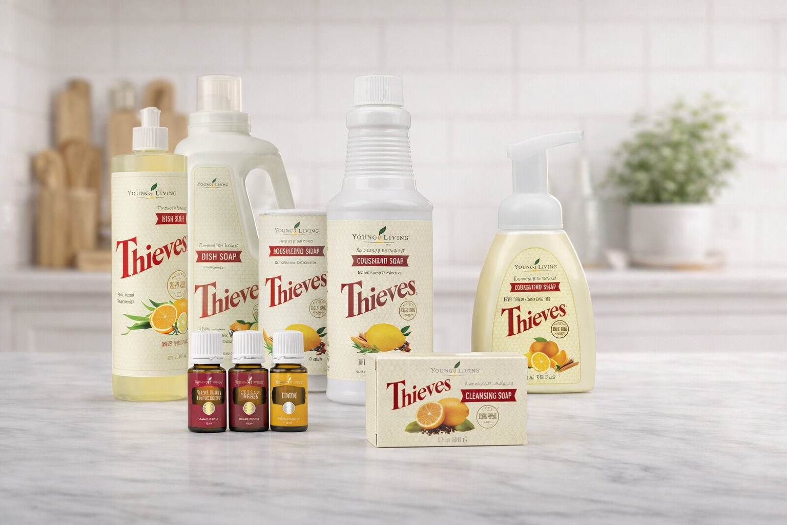 Limpieza del hogar sin tóxicos con el kit Thieves de Young Living